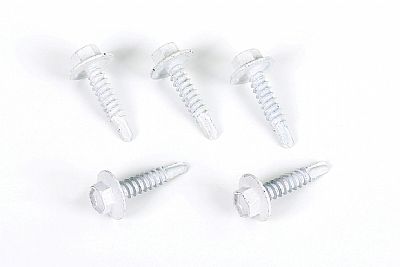 Hex flange head self drilling screw